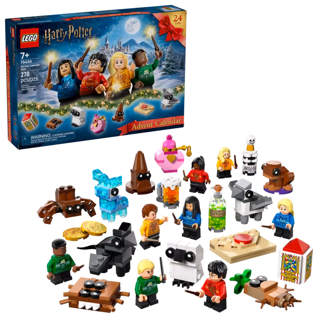LEGO Harry Potter 2025 advent calendar contents, photograph 3 of 3