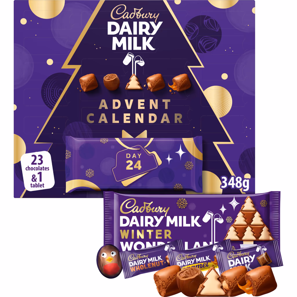 The box with the Winter Wonderland bar, a Little Robin and the wrapped chunks in front