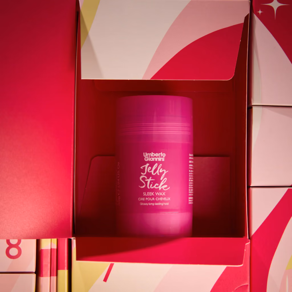 Umberto Giannini Curl 2025 advent calendar contents, photograph 1 of 3
