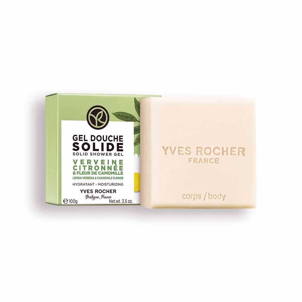 Yves Rocher Moisturizing Solid Shower Gel Lemon Verbena & Chamomile Flower