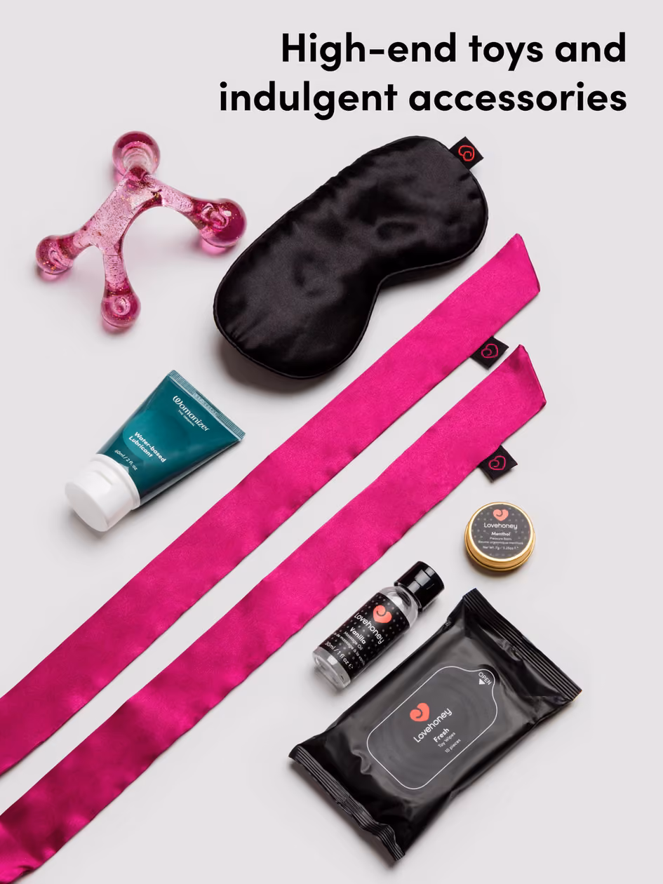 Lovehoney Discover Romance 2025 advent calendar contents, photograph 3 of 3