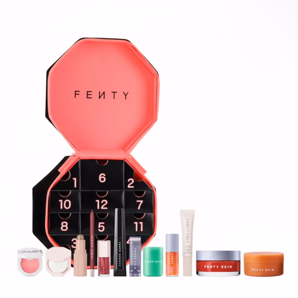 Fenty Beauty + Skin 2025 advent calendar contents, photograph 2 of 2