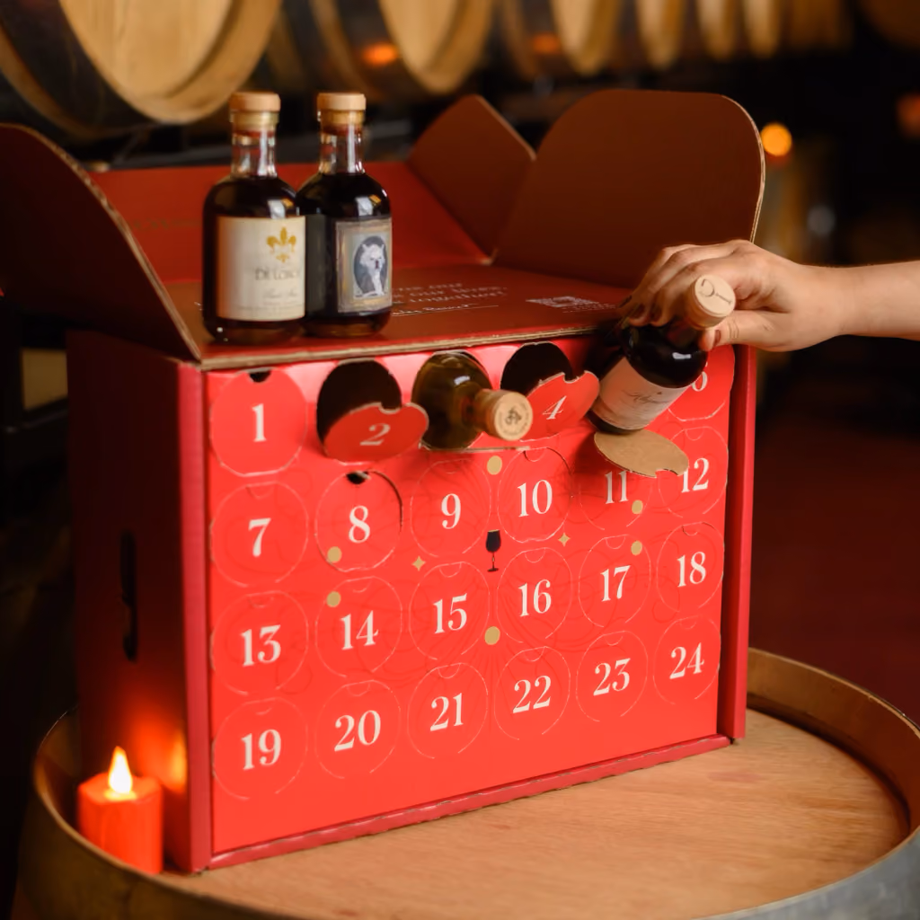Luxury California Wine advent calendar contents, photograph 2 of 6