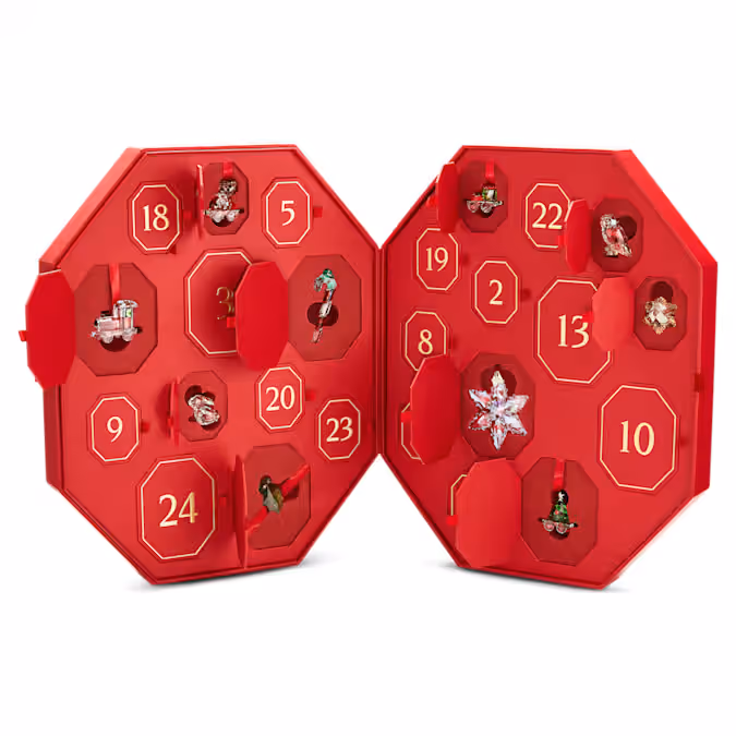 Swarovski Annual Edition 2024 advent calendar contents, photograph 1 of 2