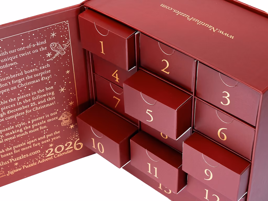Nautilus Puzzles 2026 Puzzle Advent Calendar, Nautilus Puzzles advent calendar