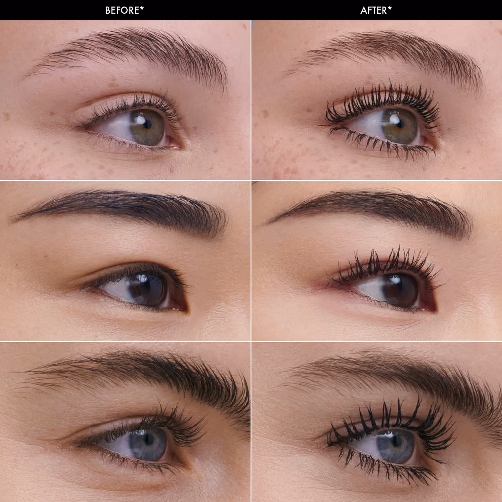 Before and after brow shots using the Sephora Collection 2026 brow products