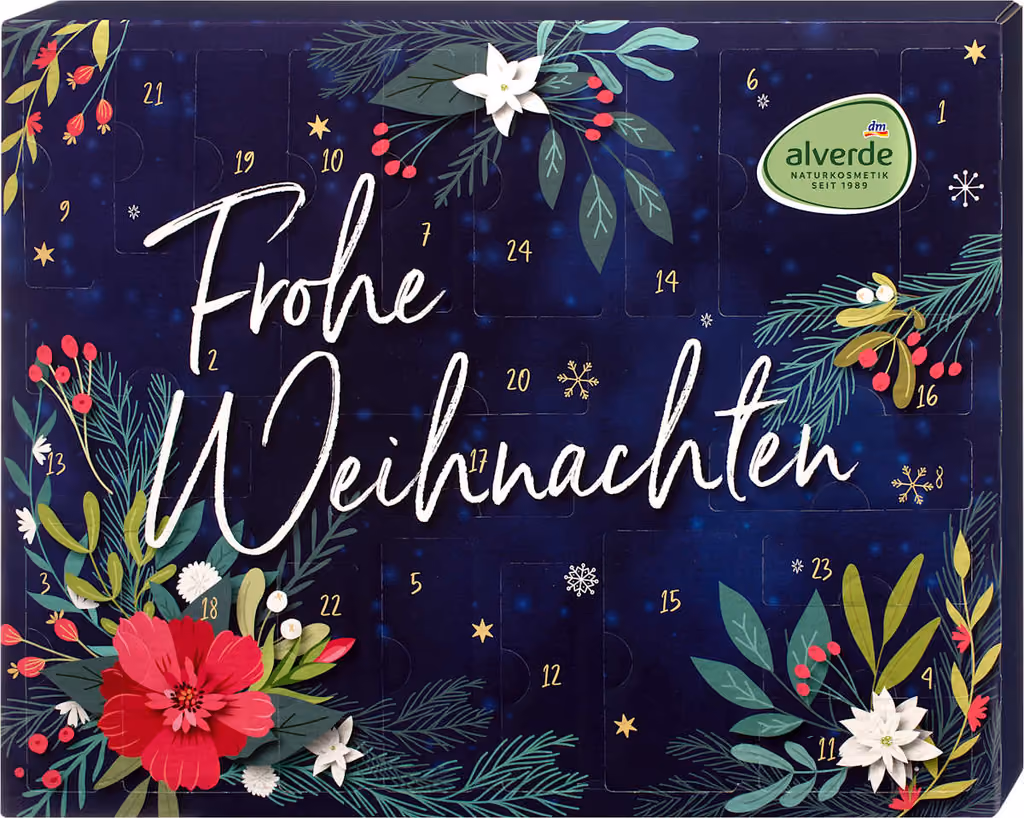 alverde Natural Cosmetics 2026, alverde advent calendar