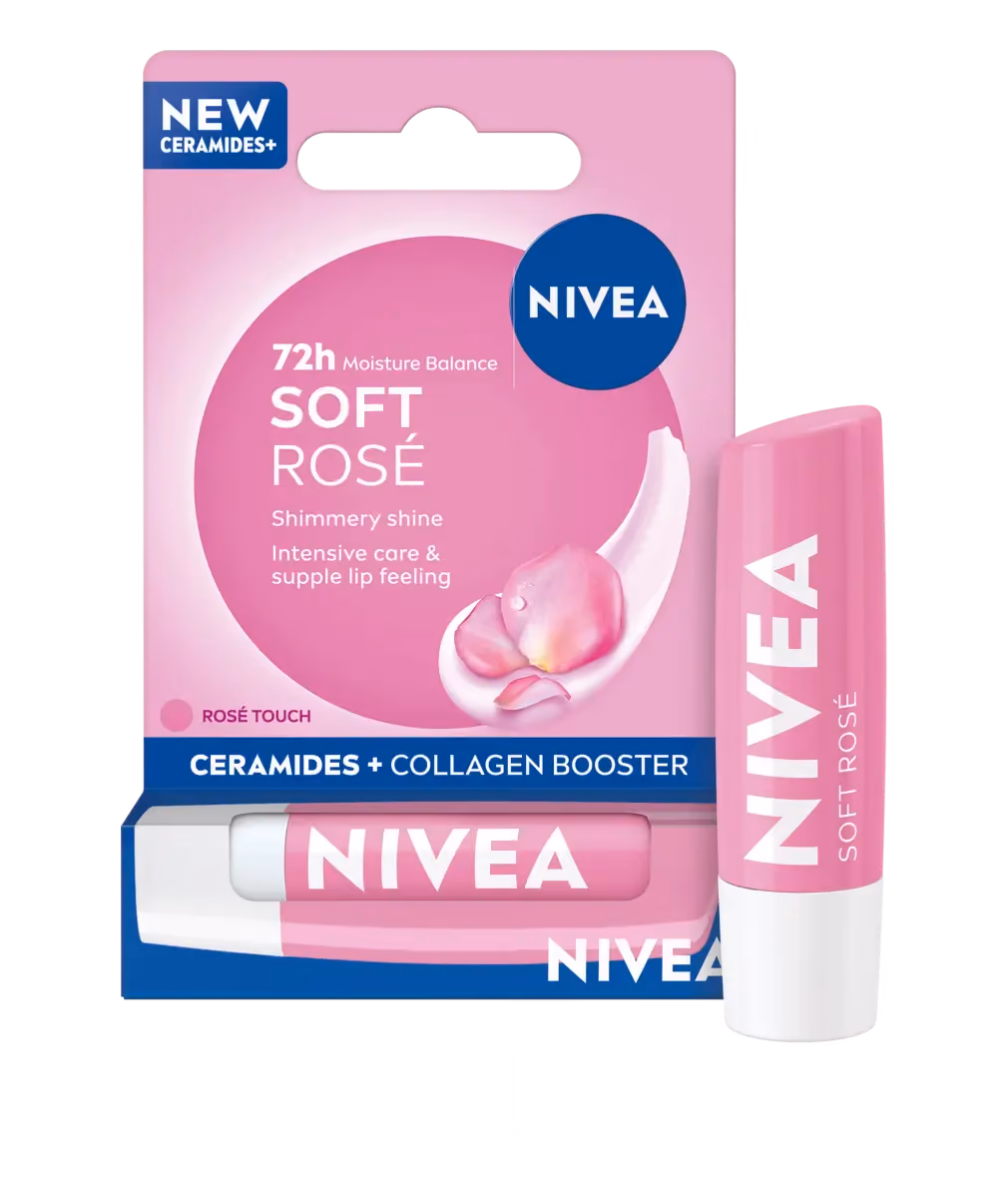 Soft Rosé Caring Lip Balm, 2 pieces