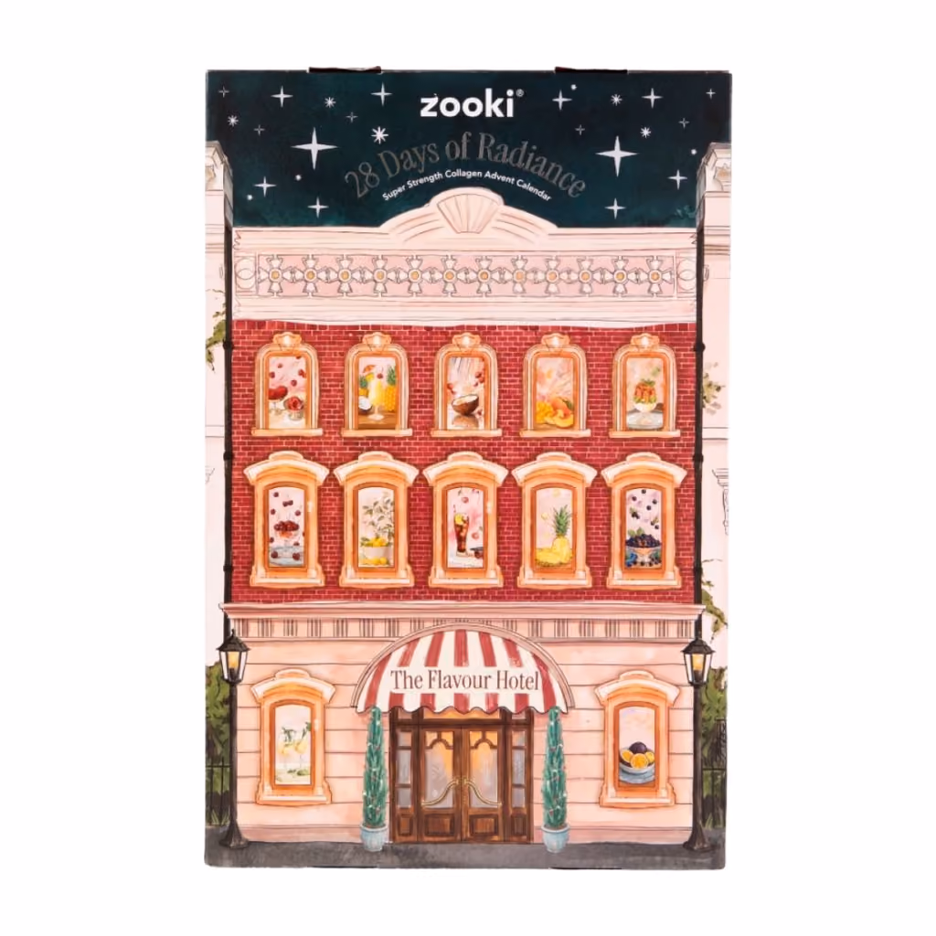 Zooki Super Strength Collagen 28 Days of Radiance 2026, Zooki advent calendar