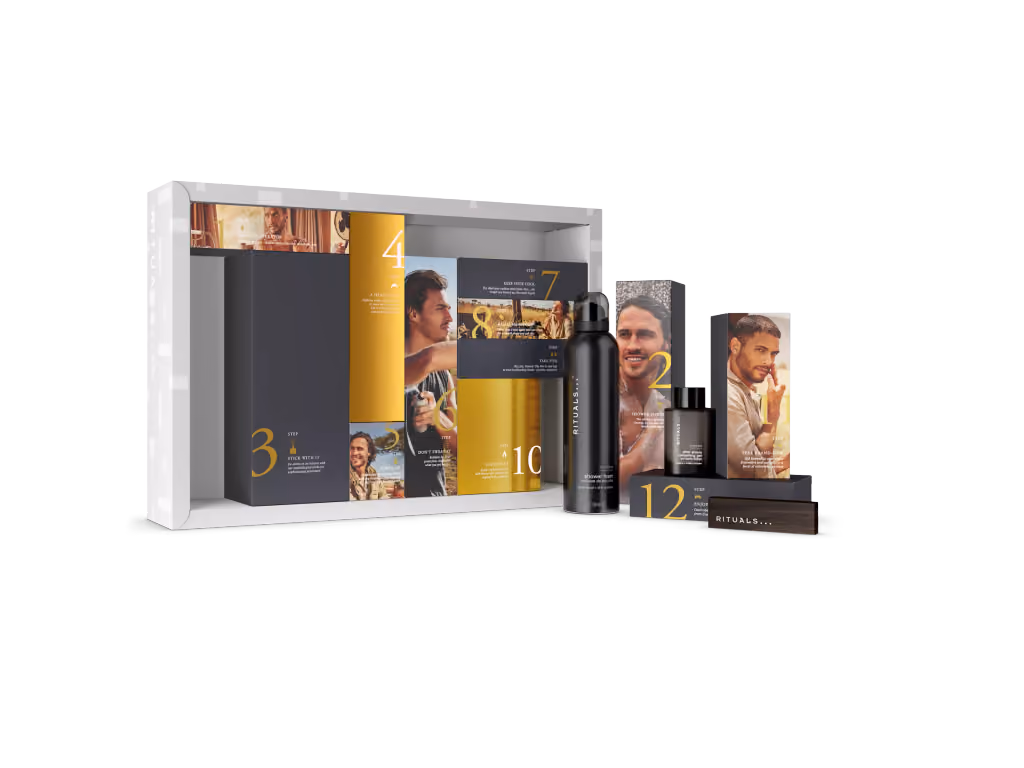 Rituals Men's advent calendar contents, photograph 1 of 1
