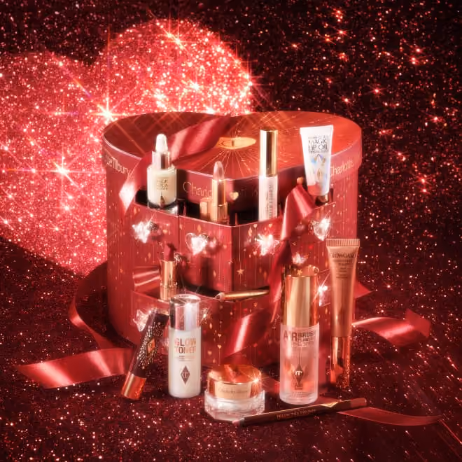 Charlotte's Beauty Treasure Chest of Love advent calendar contents, photograph 1 of 2