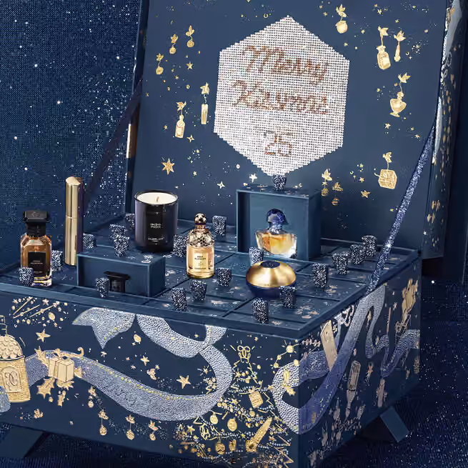 Guerlain The hive of Wonders 2024 advent calendar contents, photograph 2 of 3