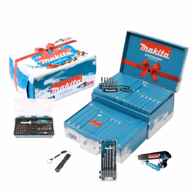 Makita Limited Edition 2024 advent calendar contents, photograph 1 of 2