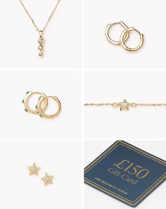 Missoma Fine Jewellery 2025 advent calendar contents, photograph 2 of 3