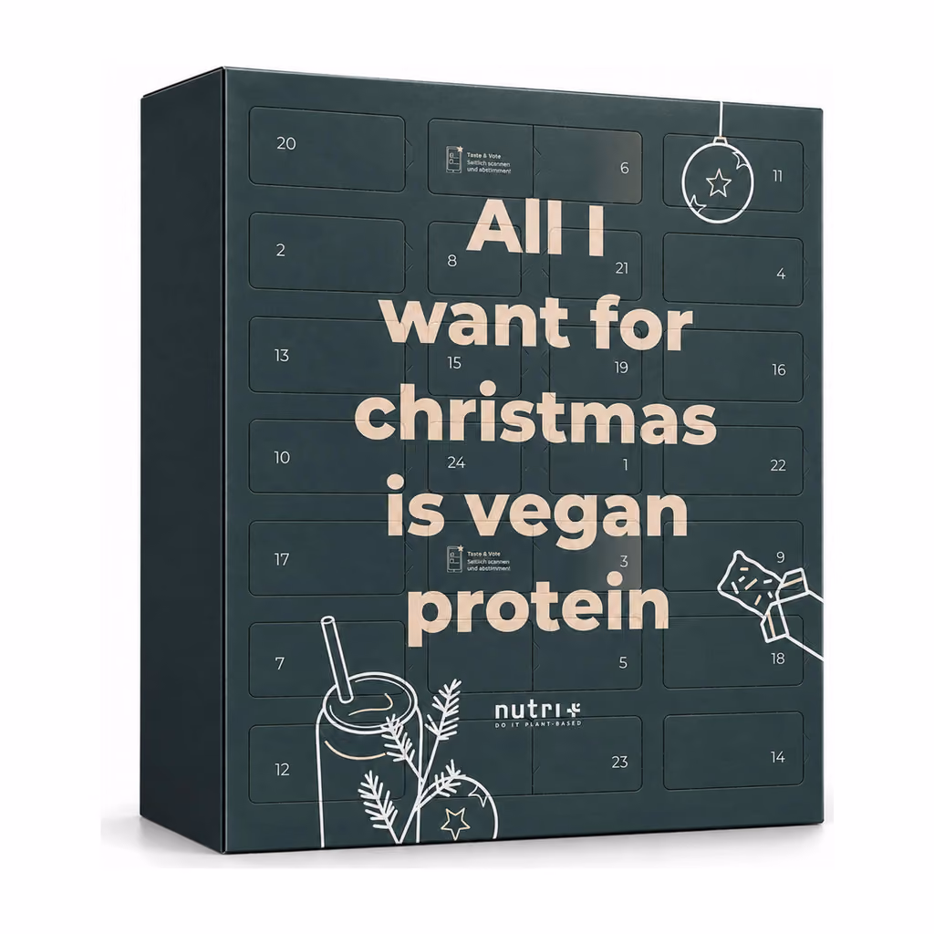 Nutri+ Vegan Protein Advent Calendar 2026, Nutri+ advent calendar