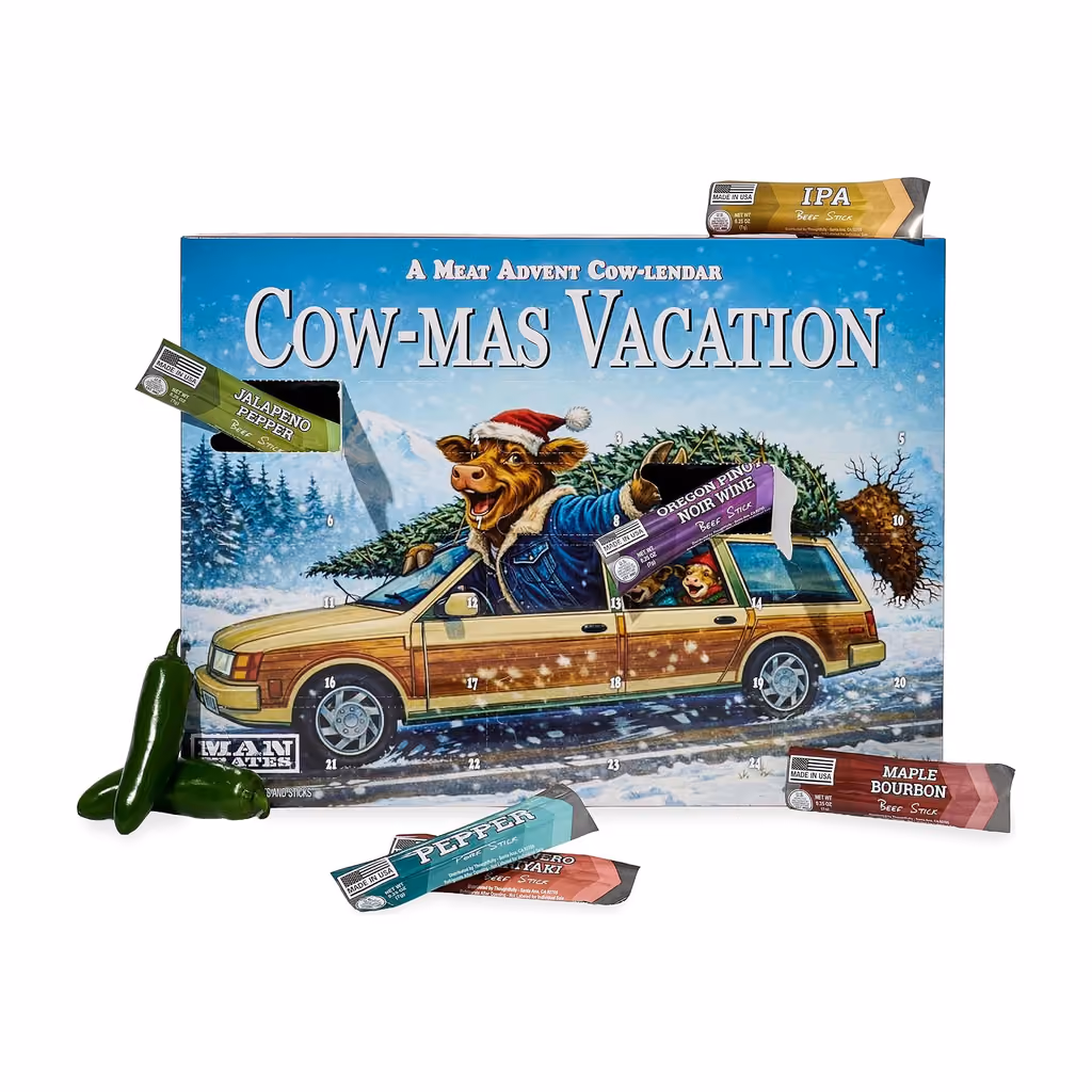 Man Crates Meat Advent Calendar Cow-mas Vacation 2026, Man Crates advent calendar