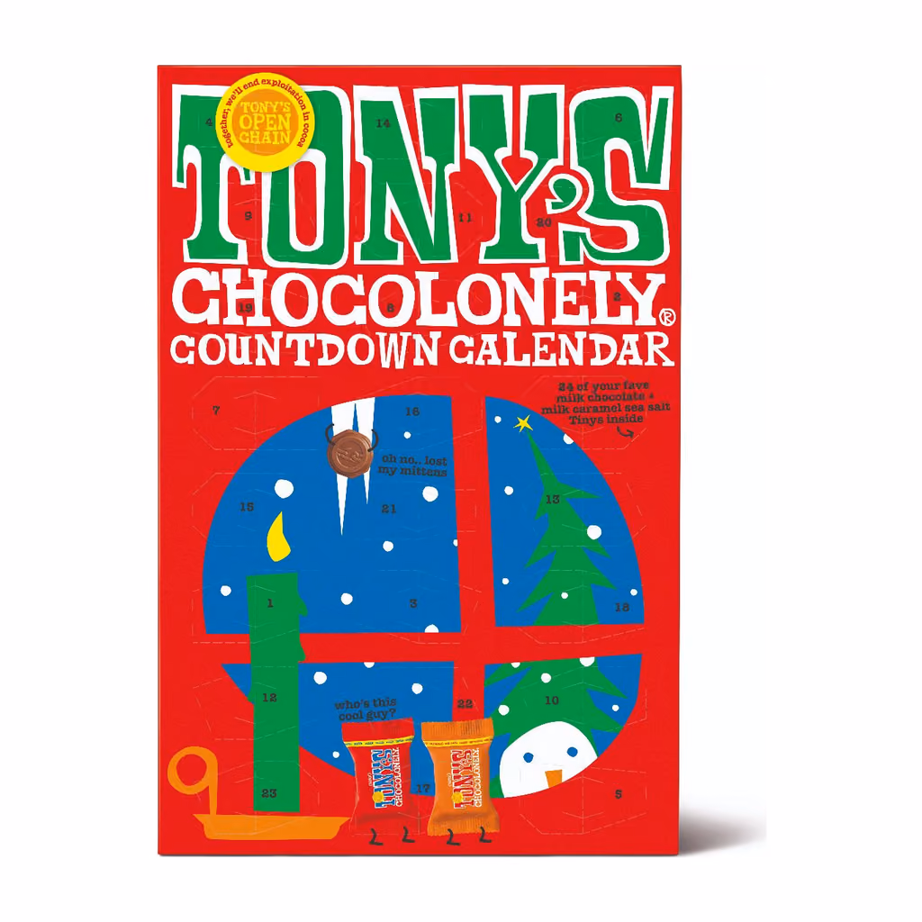 Tony's Chocolonely Tiny's Countdown 2026, Tony's Chocolonely advent calendar