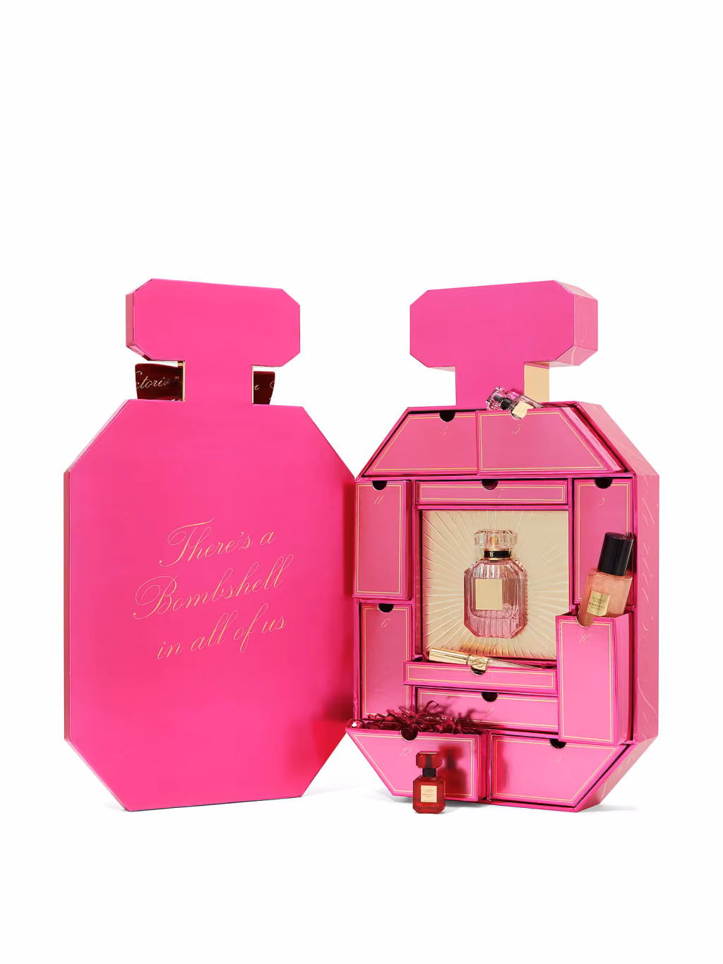 Victoria's Secret The Bombshell 2025 advent calendar contents, photograph 2 of 3
