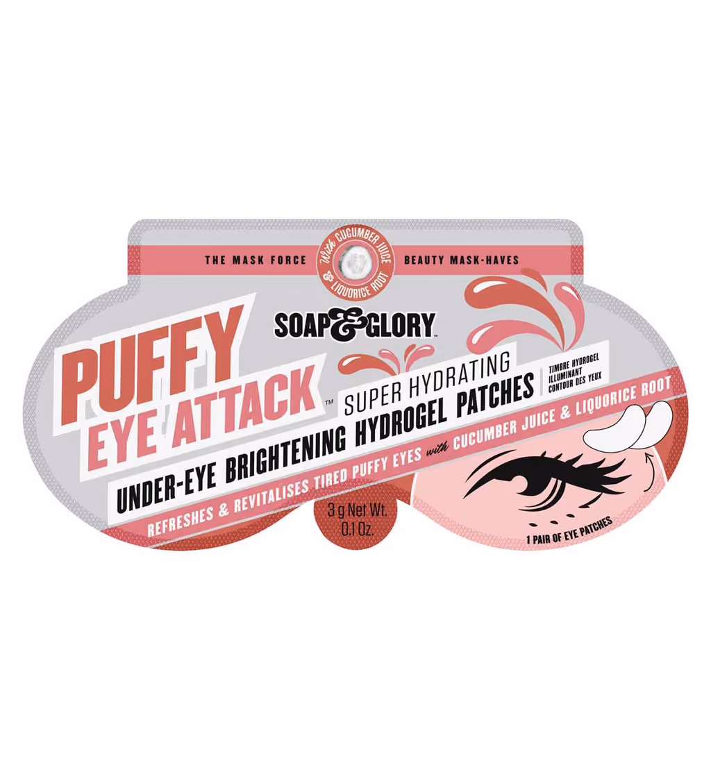 Soap & Glory Puffy Eye Attack Under-Eye Brightening Hydrogel Patches
