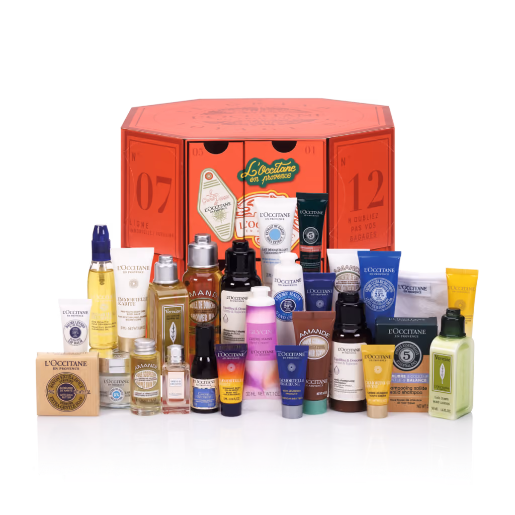 L'Occitane Premium 2024 advent calendar contents, photograph 2 of 2