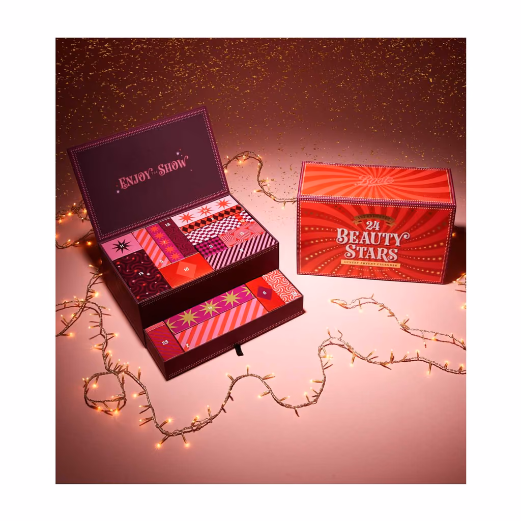 Boots 24 Beauty Stars 2025, Boots advent calendar