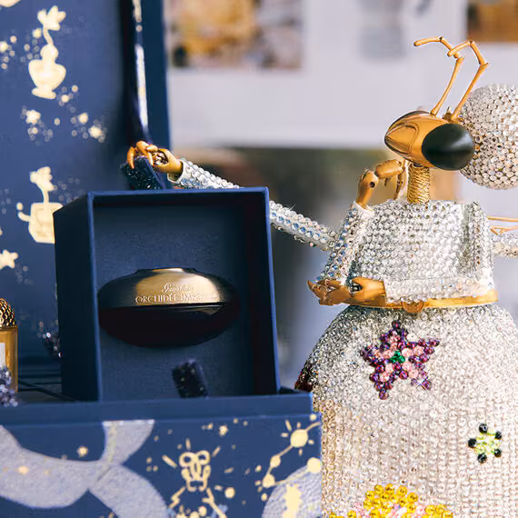 Guerlain The hive of Wonders 2024 advent calendar contents, photograph 1 of 3