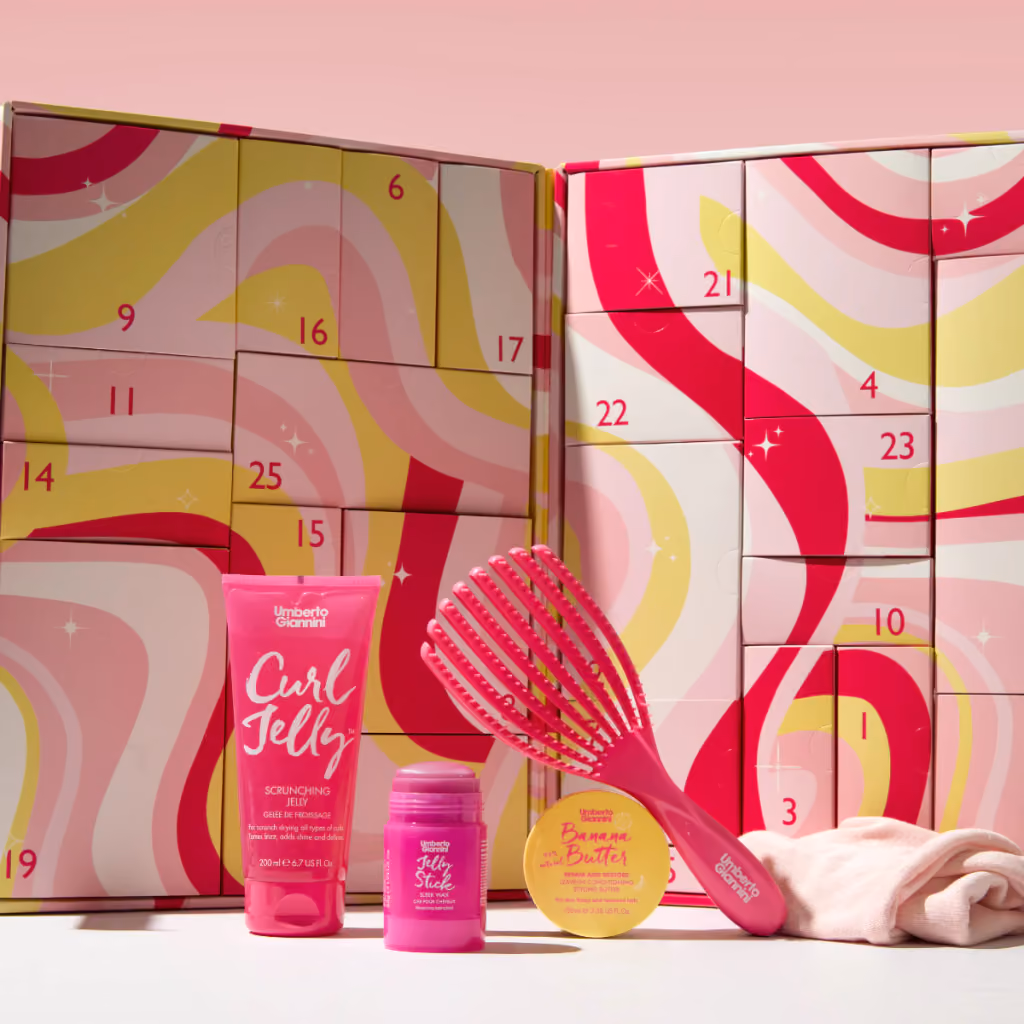 Umberto Giannini Curl 2025 advent calendar contents, photograph 3 of 3