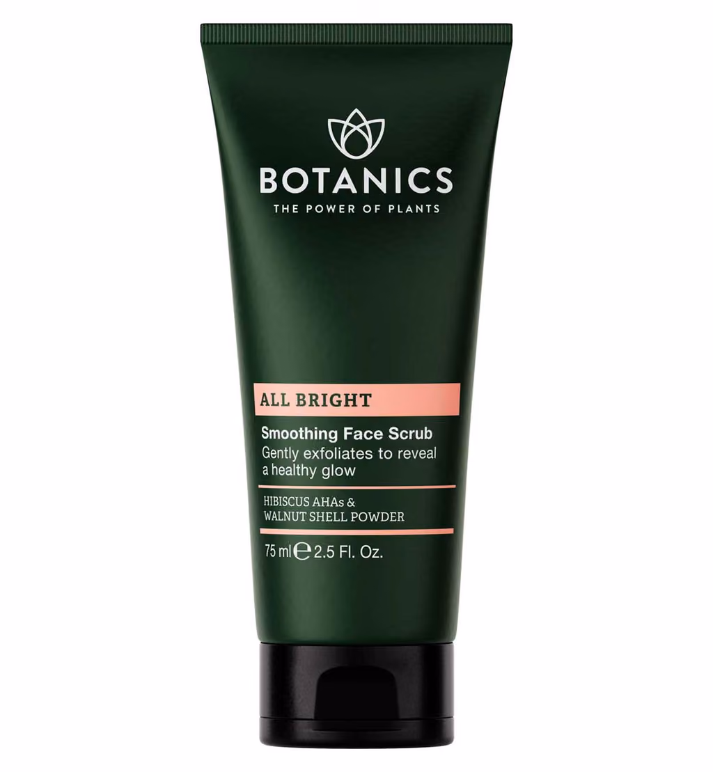 Botanics All Bright Smoothing Face Scrub with Natural AHAs