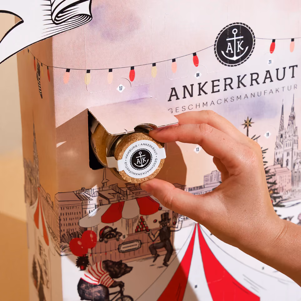 Ankerkraut Premium 2024 advent calendar contents, photograph 2 of 2