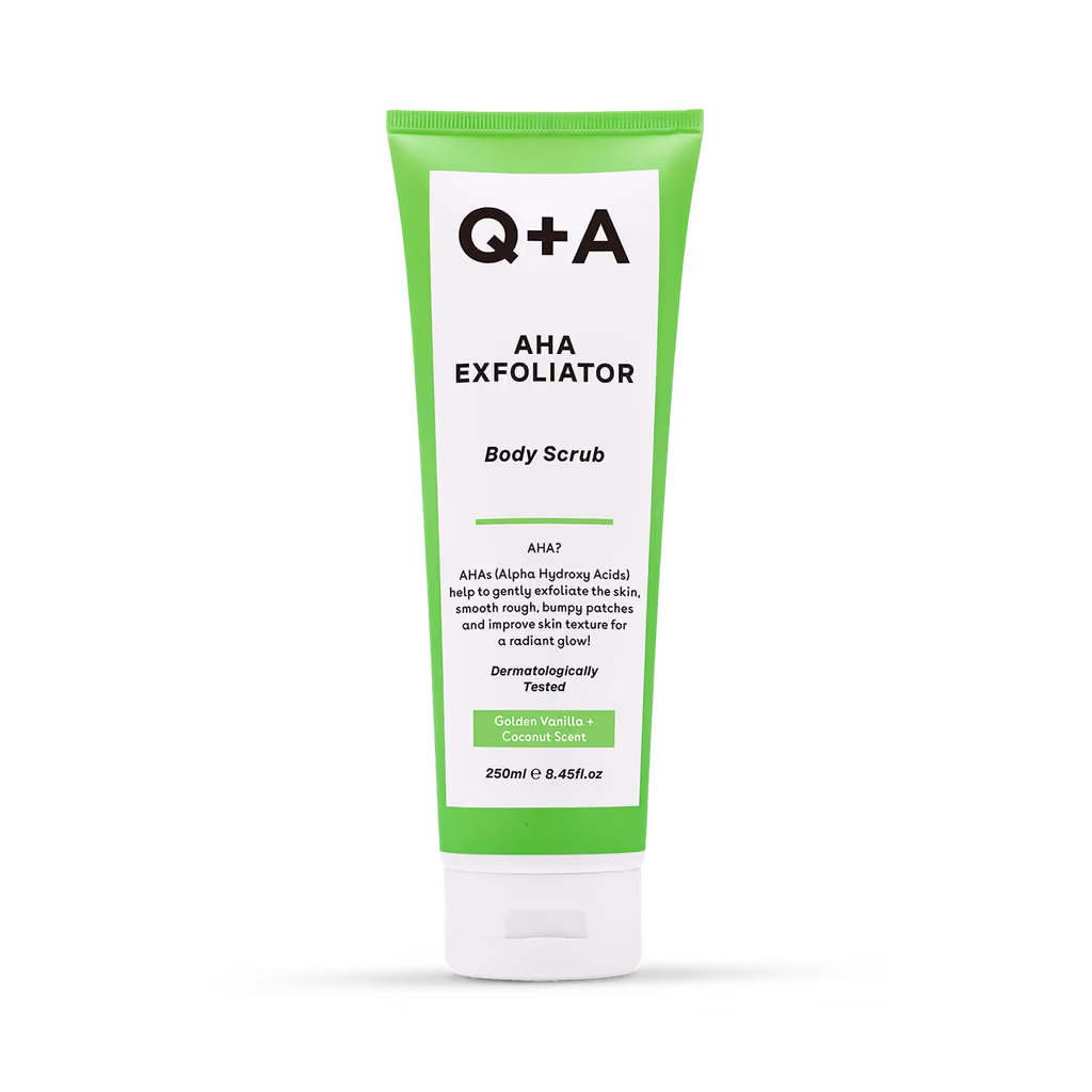 Q+A AHA Body Scrub