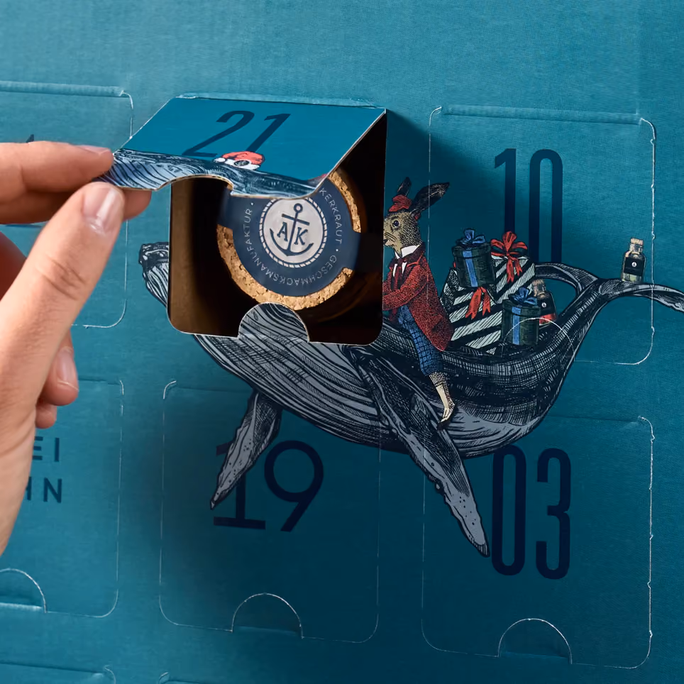 Ankerkraut Premium Plus advent calendar contents, photograph 1 of 2