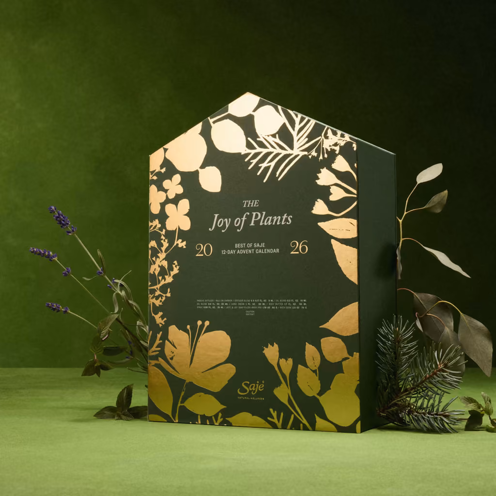 Saje The Joy of Plants Advent Calendar 2026, Saje Natural Wellness advent calendar