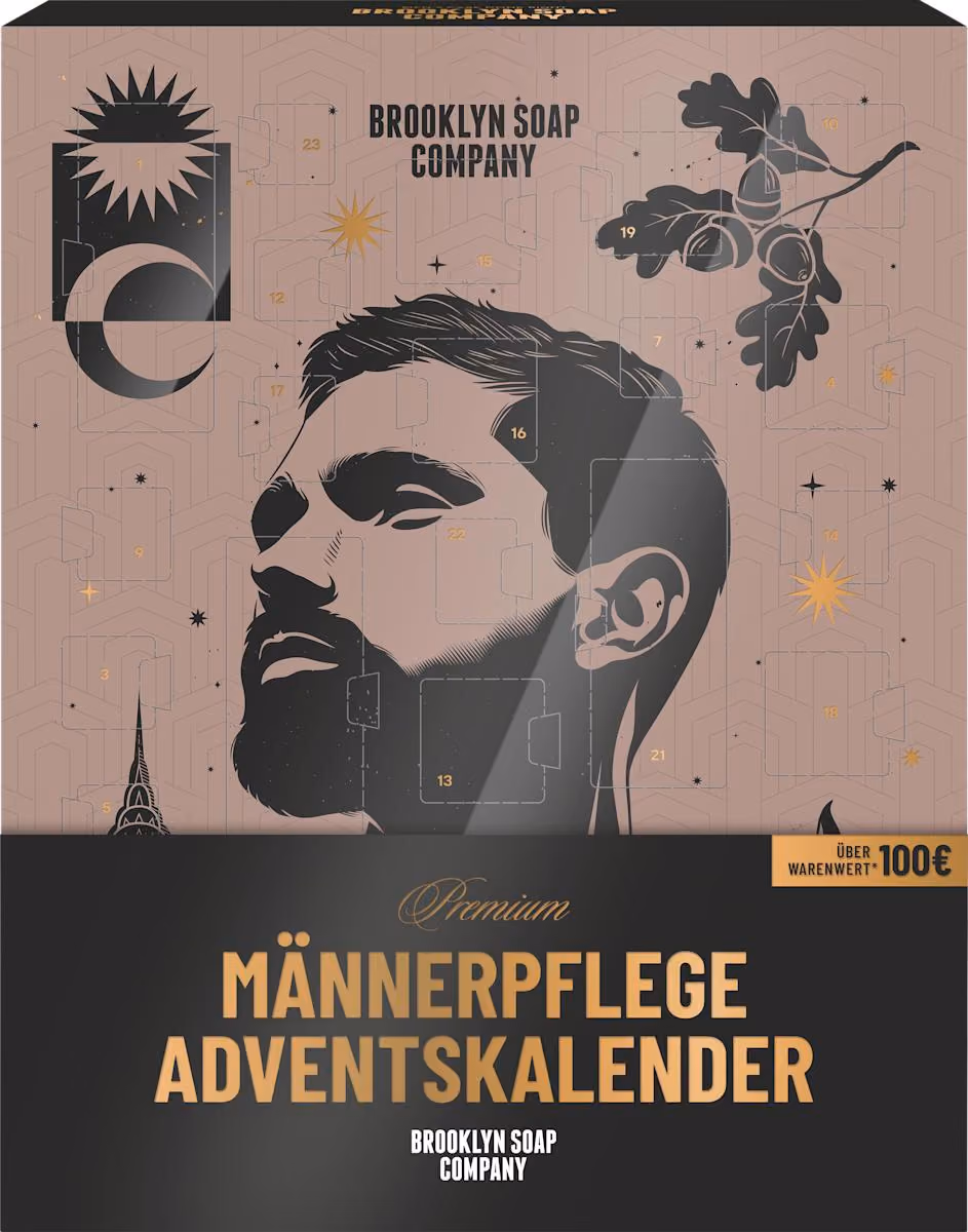 Brooklyn Soap Company Men's Grooming Advent Calendar 2026, Brooklyn Soap Company advent calendar