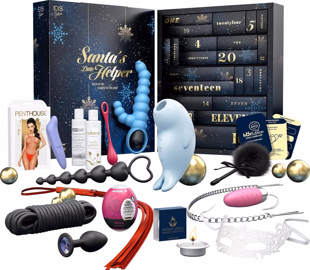 EIS Deluxe Erotic 2024 advent calendar contents, photograph 1 of 2