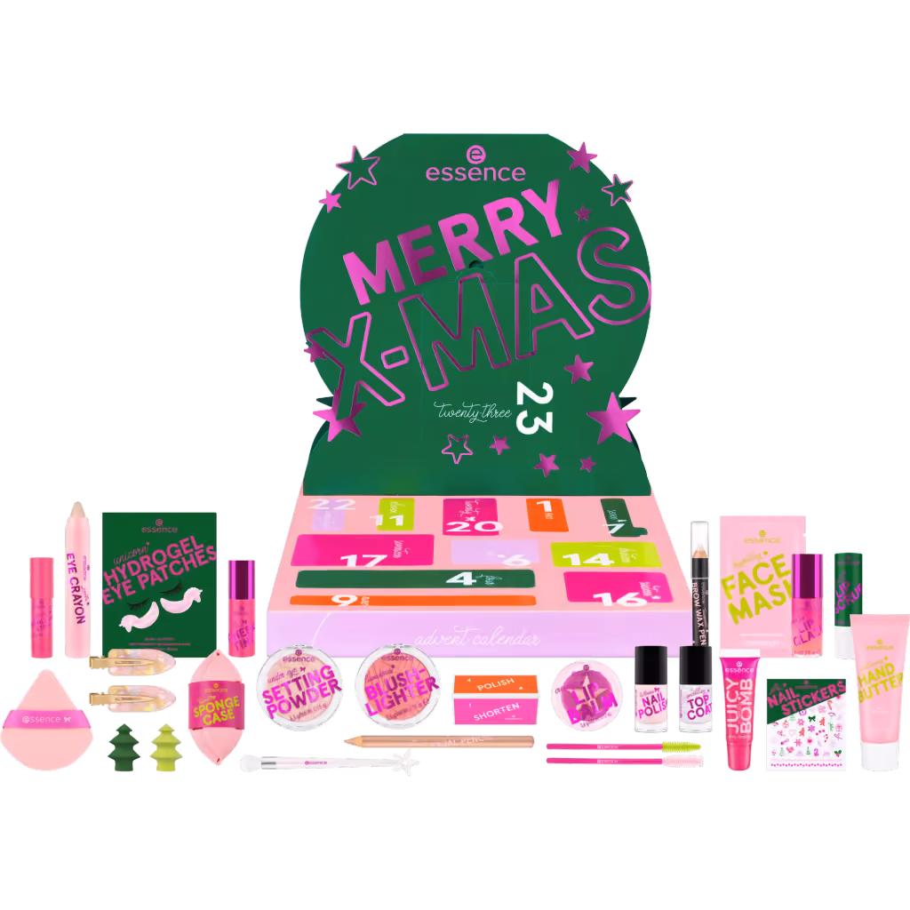 Essence little X-MAS WONDER 2025 advent calendar contents, photograph 1 of 6
