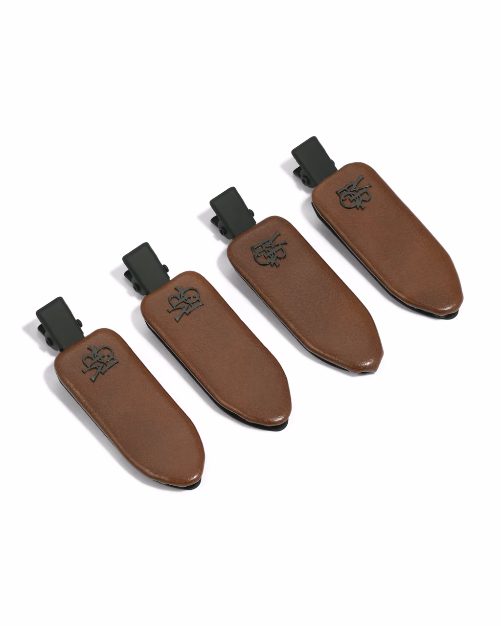 Vero Lineage Vero Lineage Faux Leather Creaseless Clips in Tobacco
