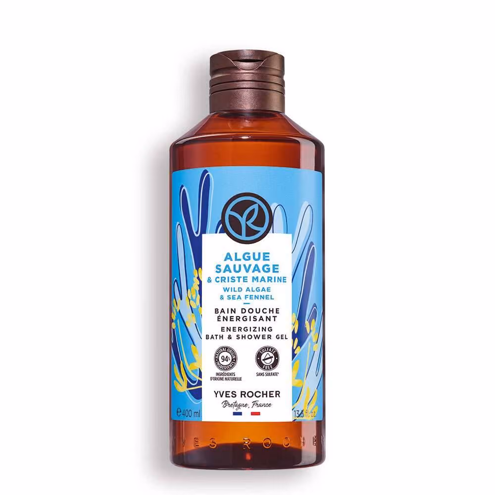 Yves Rocher Wild Algae & Sea Fennel Energizing Bath & Shower Gel