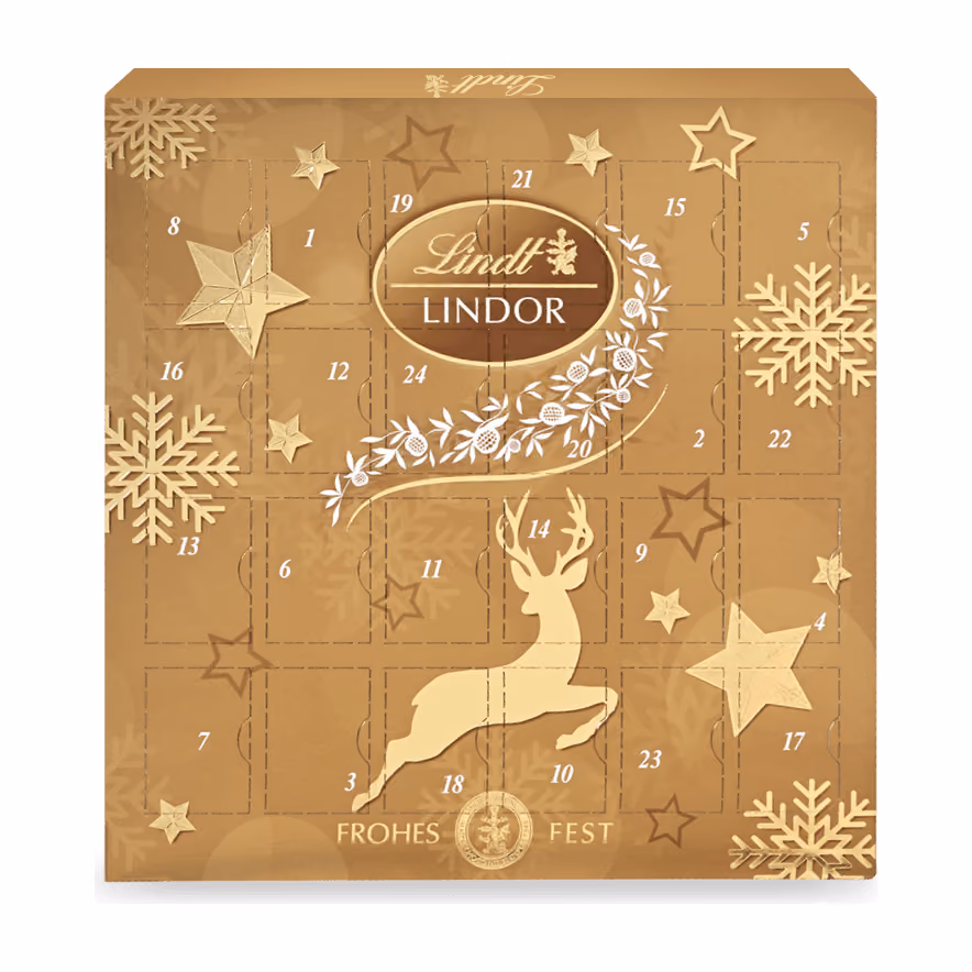 Lindt LINDOR Mini-Tisch 2026, Lindt advent calendar