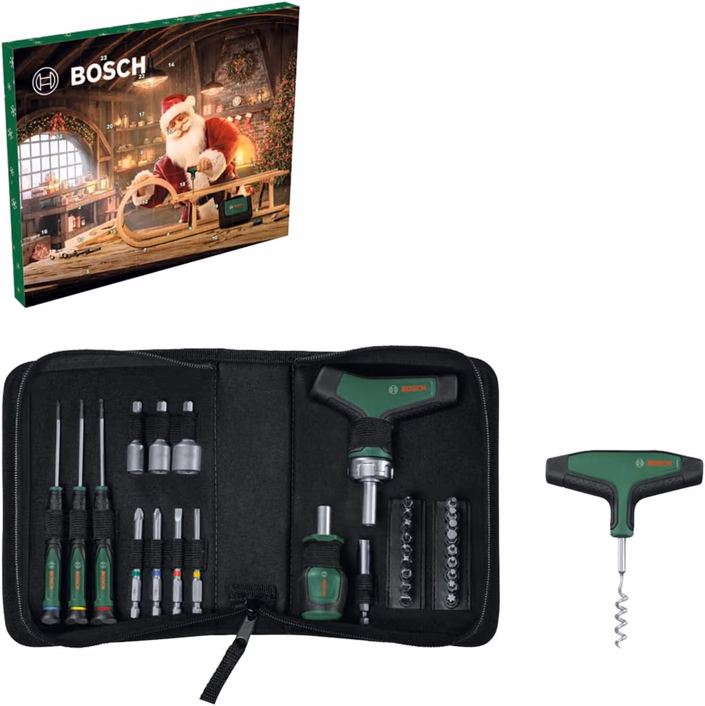 Bosch Home And Garden 2024 advent calendar contents, photograph 1 of 2