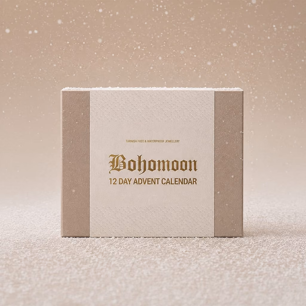 The front of the Bohomoon 12 day calendar's sleeve