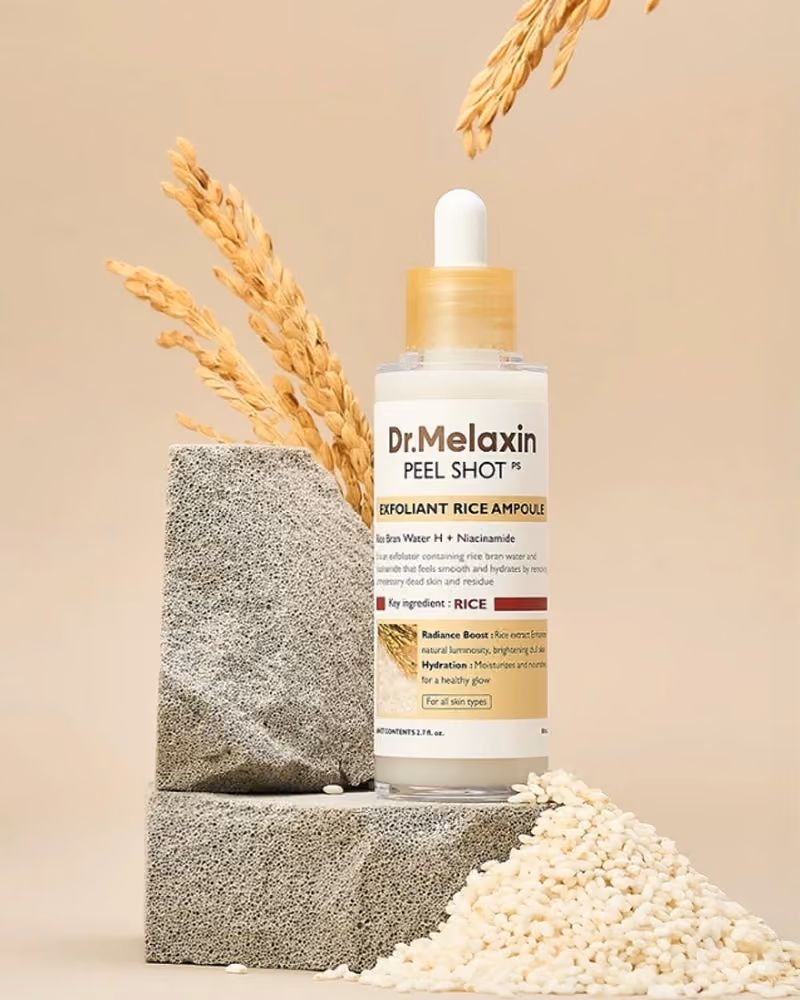 Dr. Melaxin Peel Shot Exfoliating White Rice Ampoule