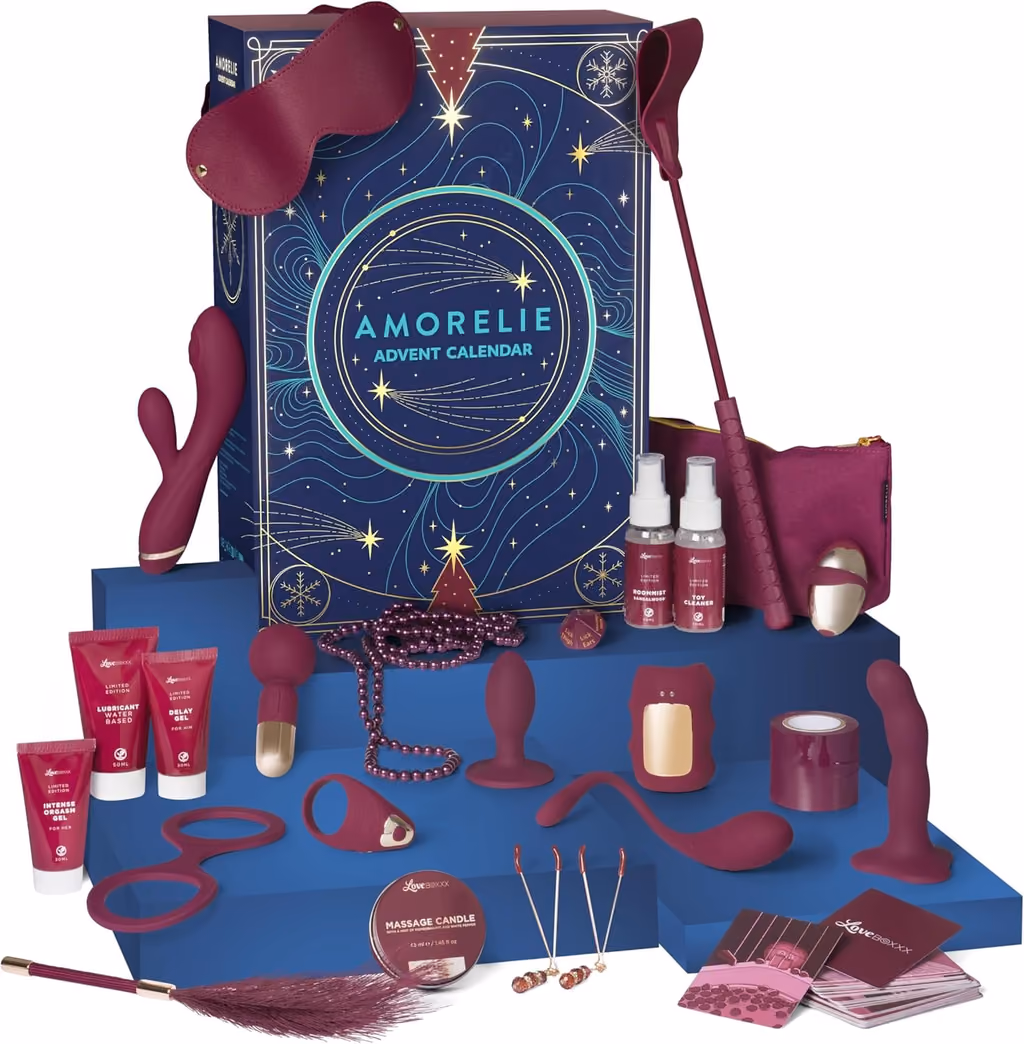 Amorelie Original 2024 advent calendar contents, photograph 1 of 2