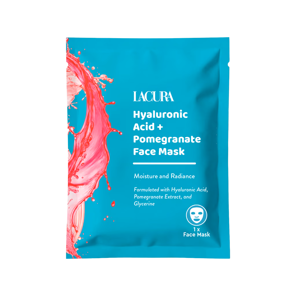 Lacura Hyaluronic Acid + Pomegranate Face Mask