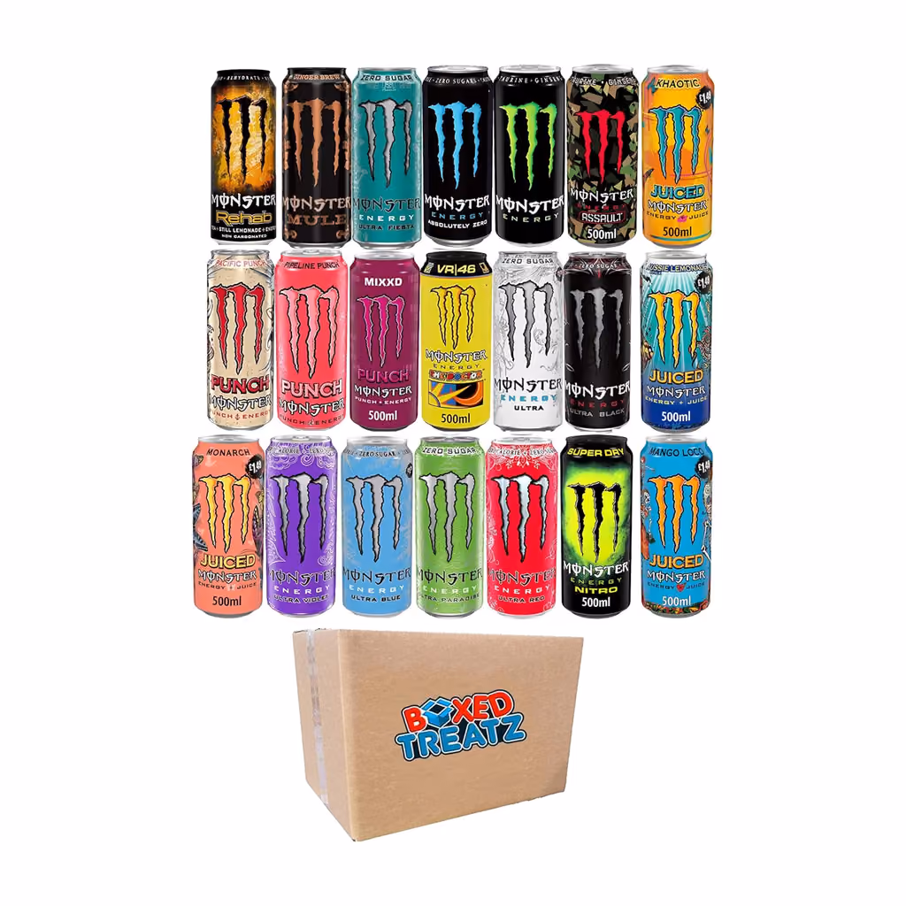 Monster Energy Drink 12 Assorted Flavours, Monster Energy advent calendar