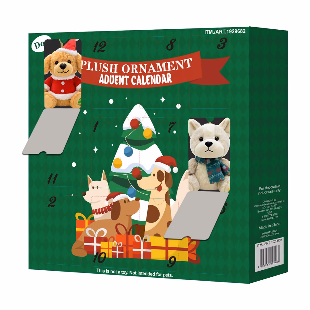 Costco Plush Ornament Advent Calendar 2026, Costco advent calendar