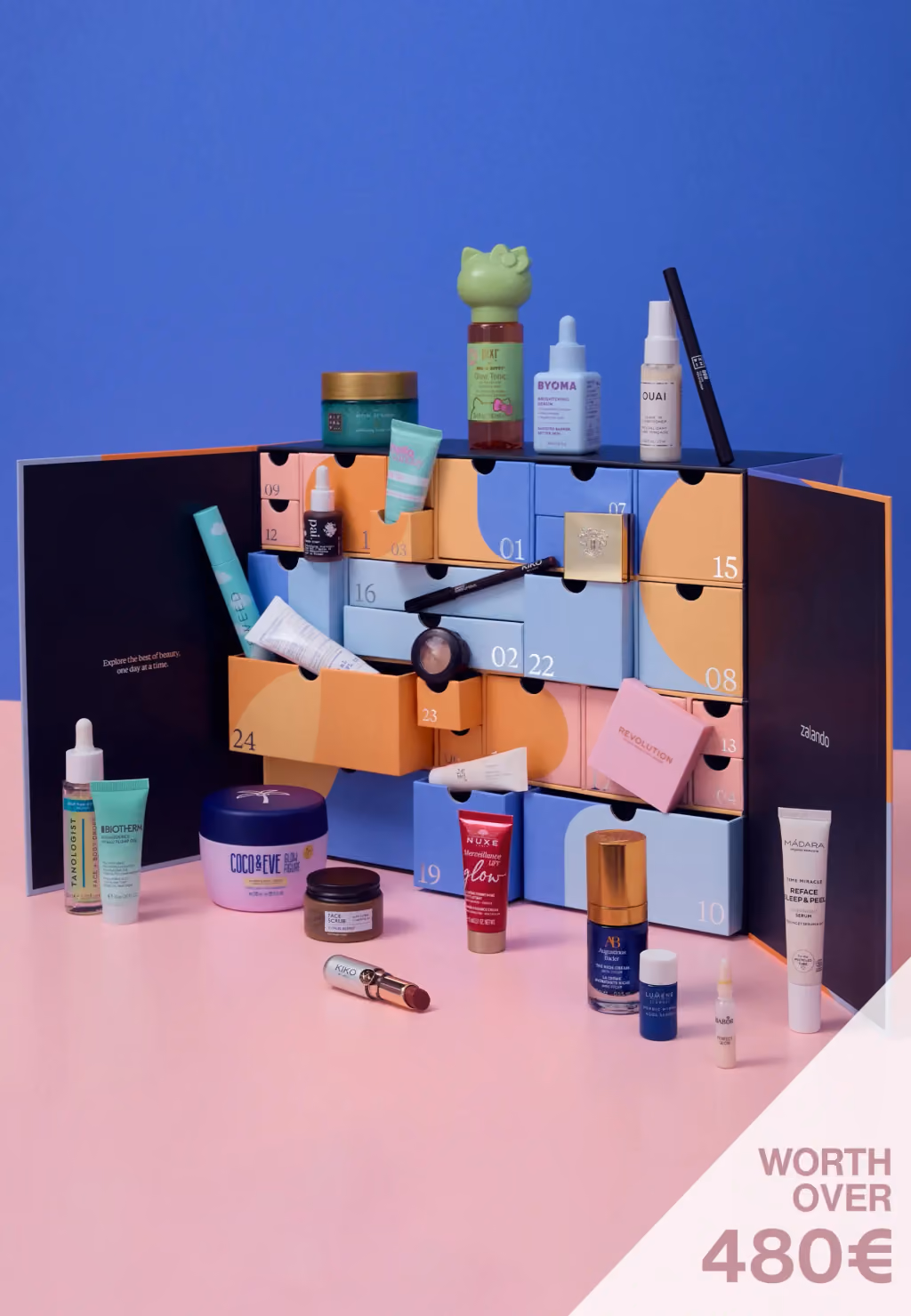 Zalando Beauty 2024 advent calendar contents, photograph 2 of 2