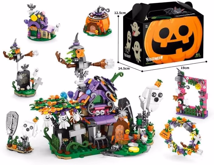 Halloween Countdown advent calendar contents, photograph 2 of 3