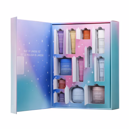 Manifest Glow: Best of Laneige Set advent calendar contents, photograph 1 of 2