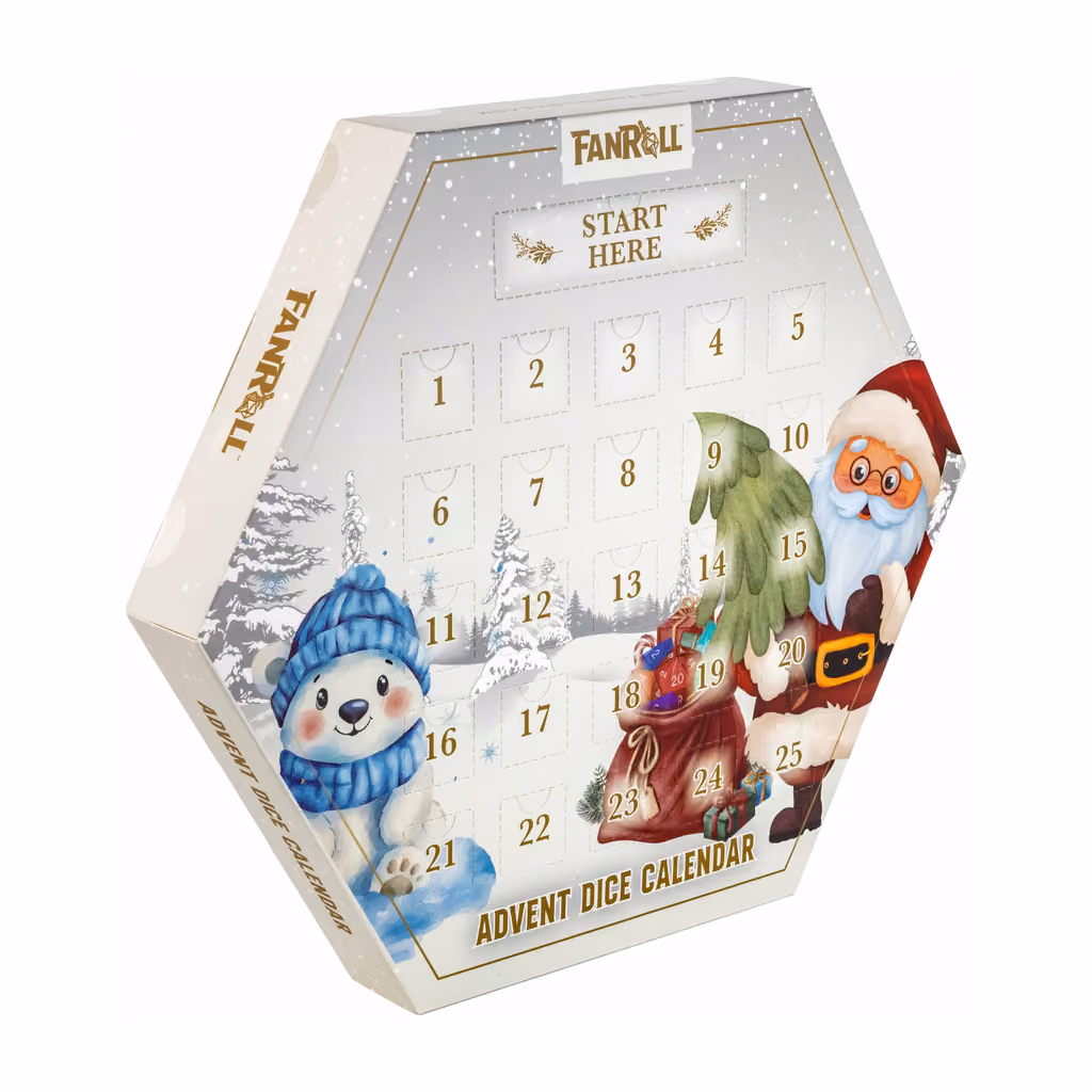 FanRoll Holiday Advent Dice Calendar 2026, FanRoll advent calendar