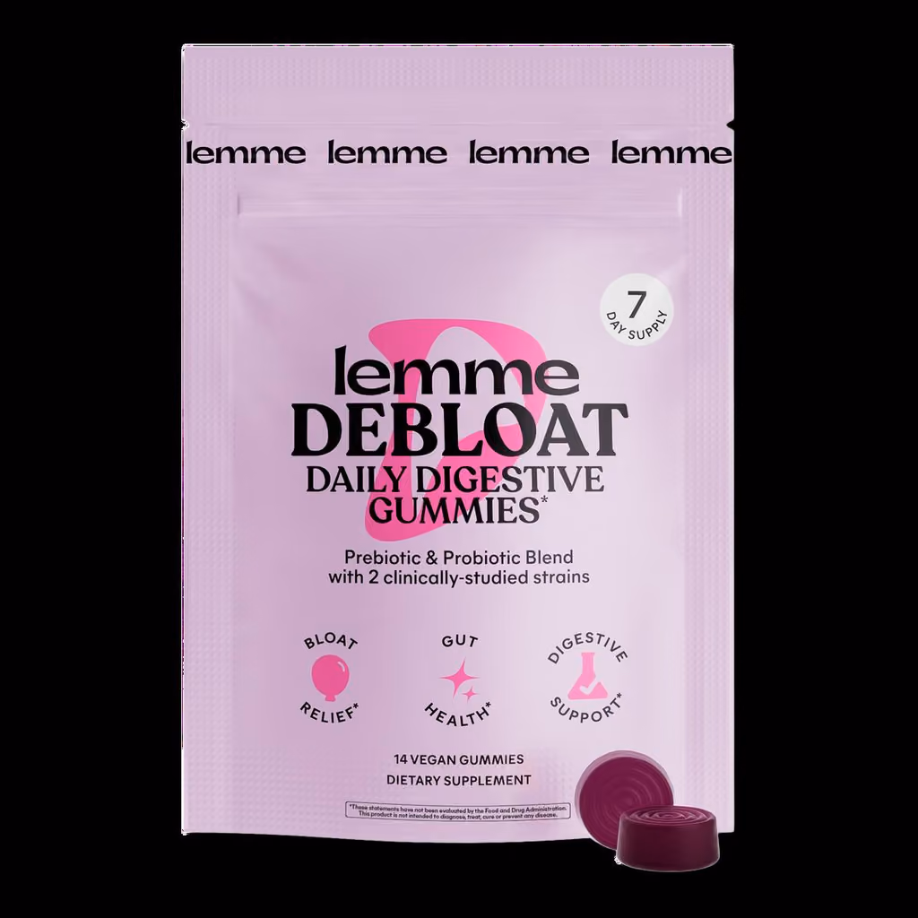 Lemme Debloat Daily Digestive Gummies